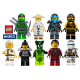 70595 Vafa eroi NinjaGo Lego 30x20cm